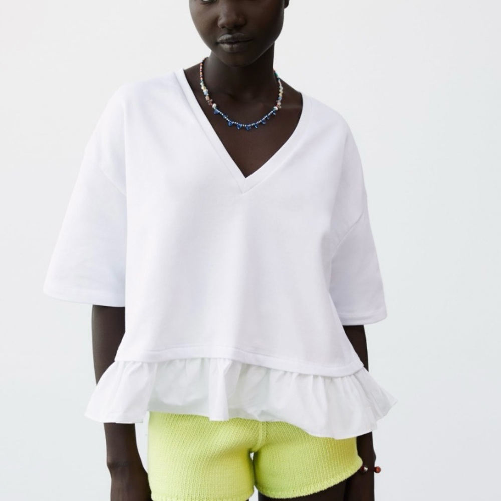 NWT Zara peplum tops Size S